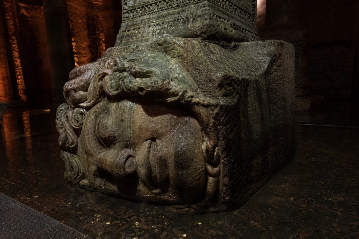The Basilica Cistern's forest of ancient columns
